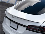 Tesla Model S / S Plaid Full Carbon Fiber Trunk Spoiler / 
